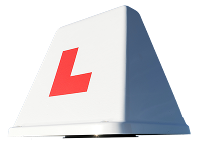 Learner box from the top of a car